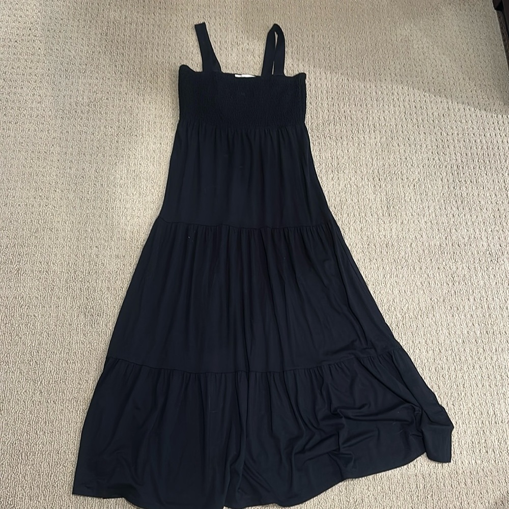 Loft black maxi dress